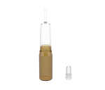 dropper teat on a glass ampoule