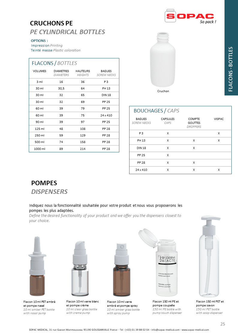 PE Boston + dispensers